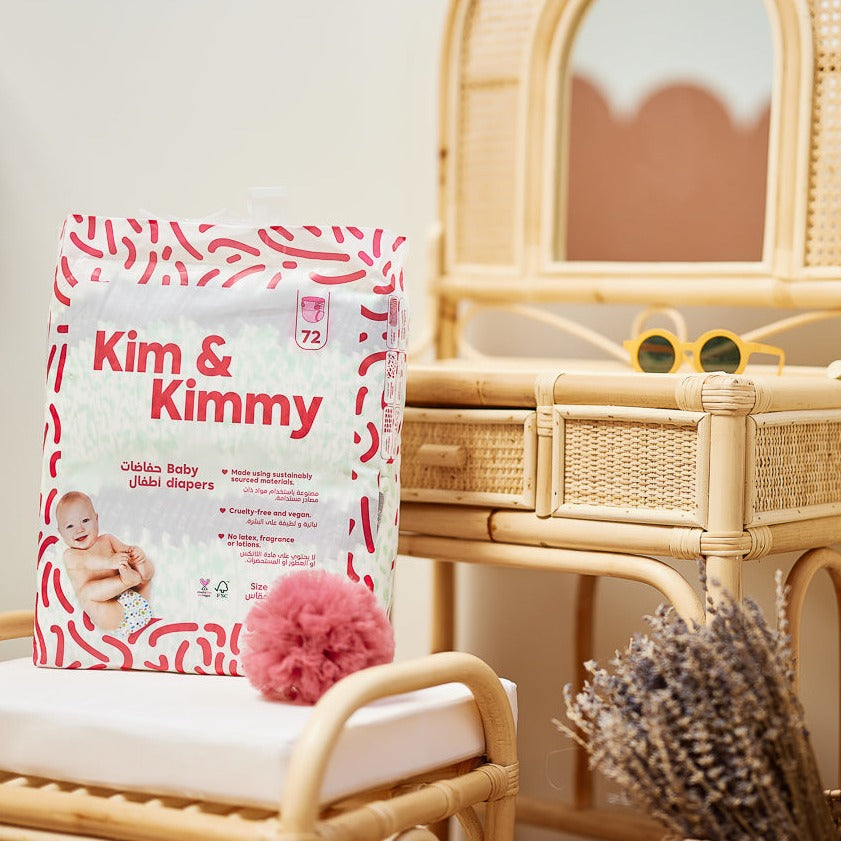 Kim & Kimmy - Pannolini taglia 2, 4-8 kg, Qtà 72