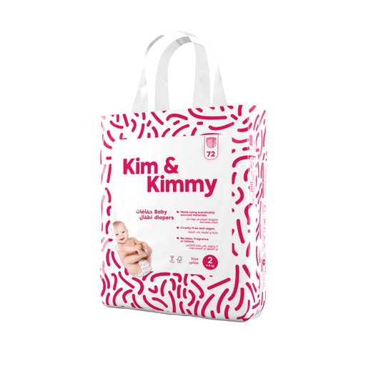 Kim & Kimmy - Pannolini taglia 2, 4-8 kg, Qtà 72